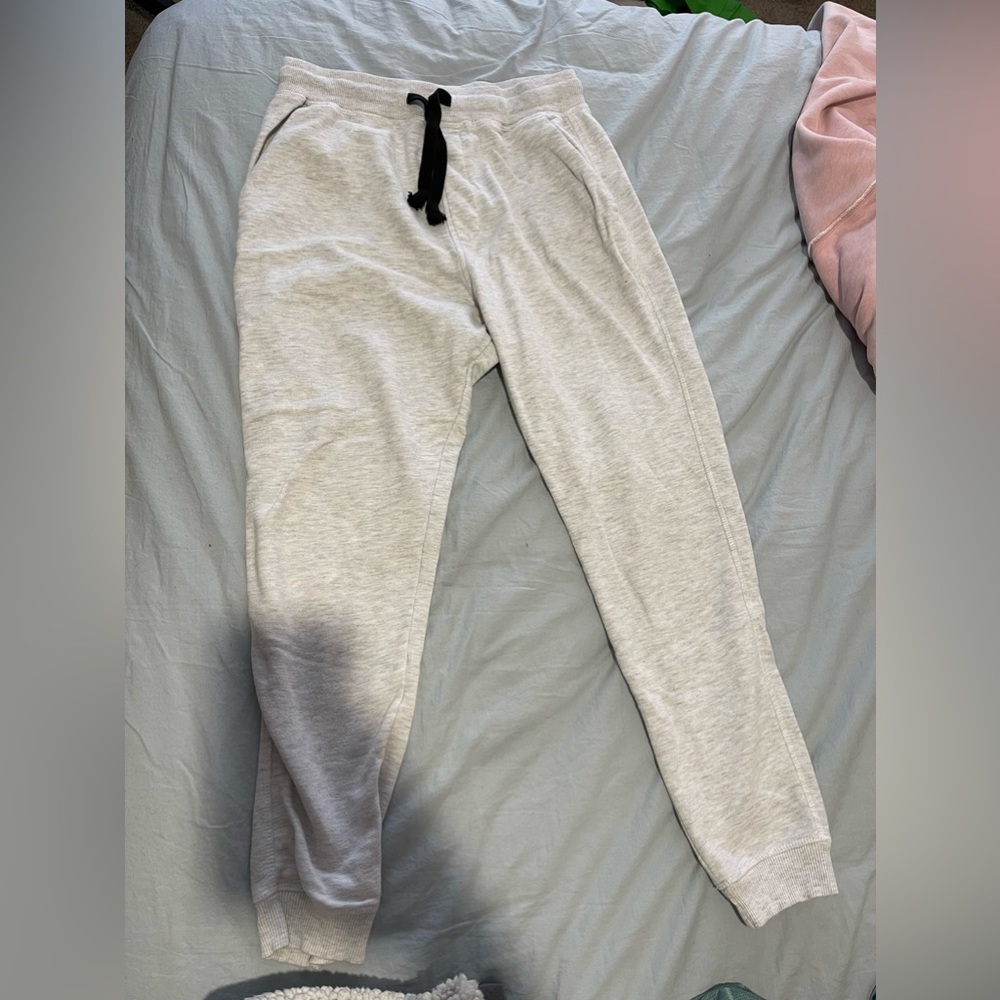 Mens grey jogger sweatpants